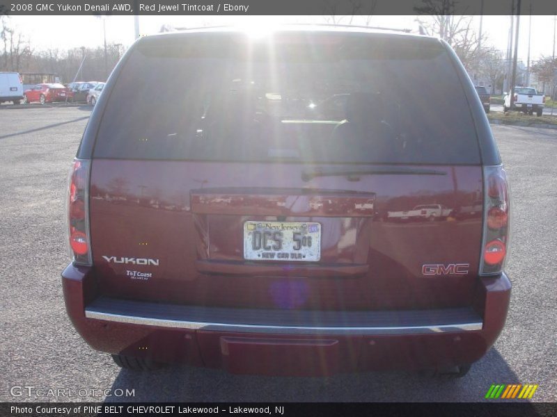 Red Jewel Tintcoat / Ebony 2008 GMC Yukon Denali AWD