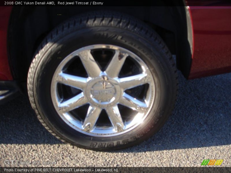 Red Jewel Tintcoat / Ebony 2008 GMC Yukon Denali AWD