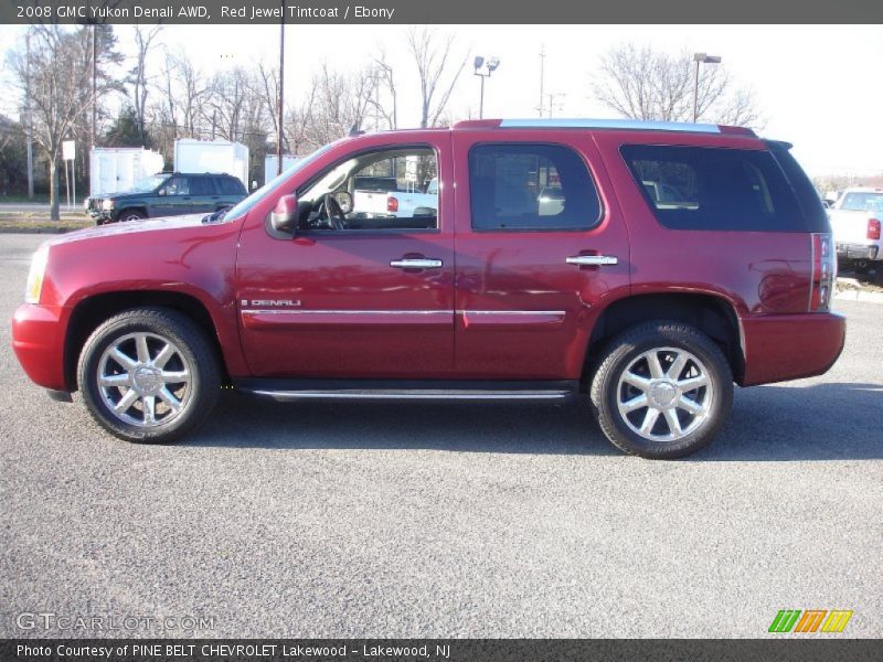 Red Jewel Tintcoat / Ebony 2008 GMC Yukon Denali AWD