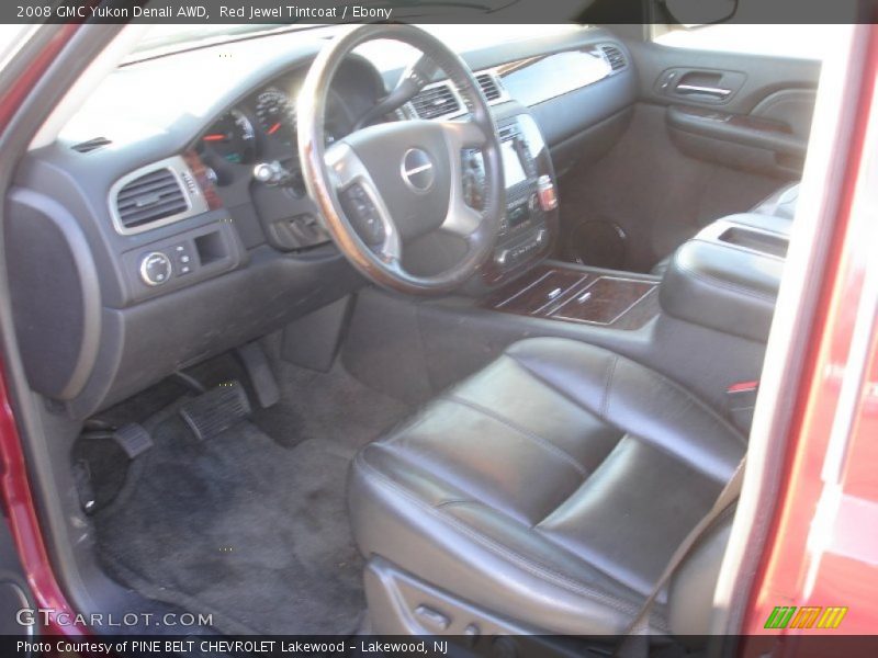Red Jewel Tintcoat / Ebony 2008 GMC Yukon Denali AWD