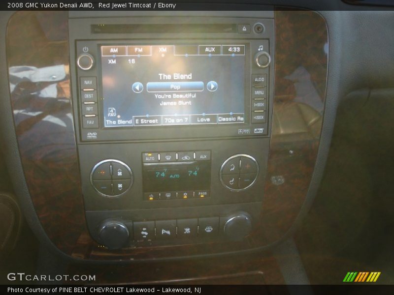 Red Jewel Tintcoat / Ebony 2008 GMC Yukon Denali AWD