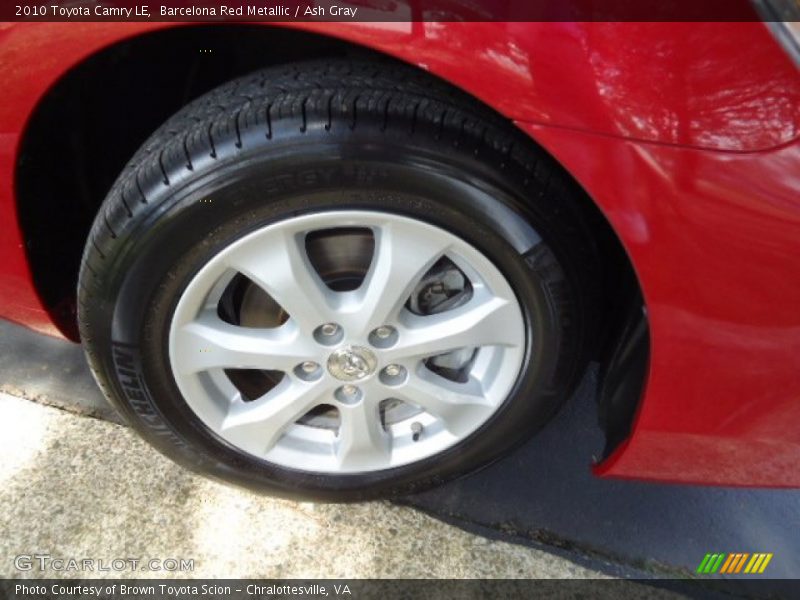 Barcelona Red Metallic / Ash Gray 2010 Toyota Camry LE