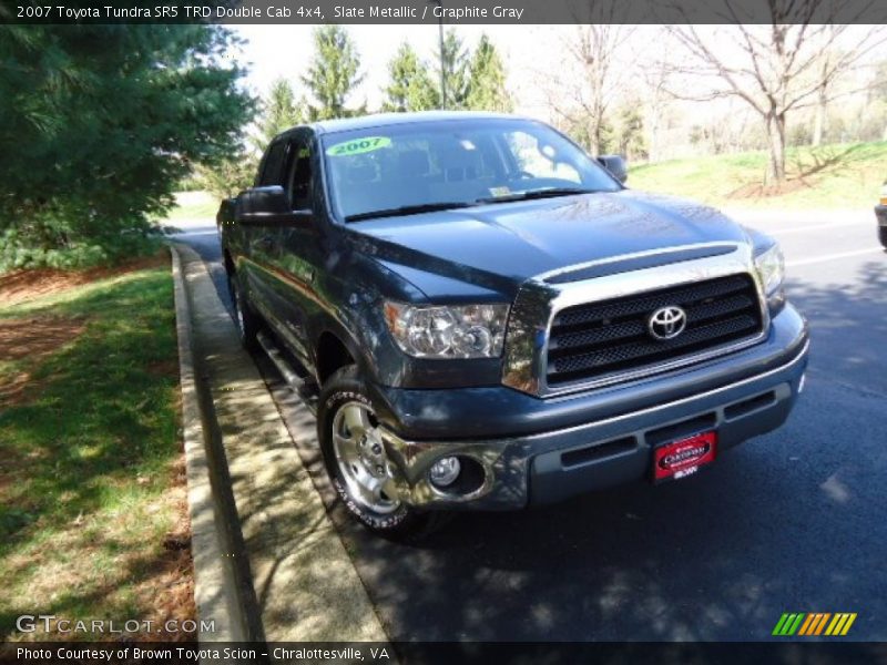 Slate Metallic / Graphite Gray 2007 Toyota Tundra SR5 TRD Double Cab 4x4