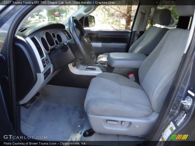 Slate Metallic / Graphite Gray 2007 Toyota Tundra SR5 TRD Double Cab 4x4
