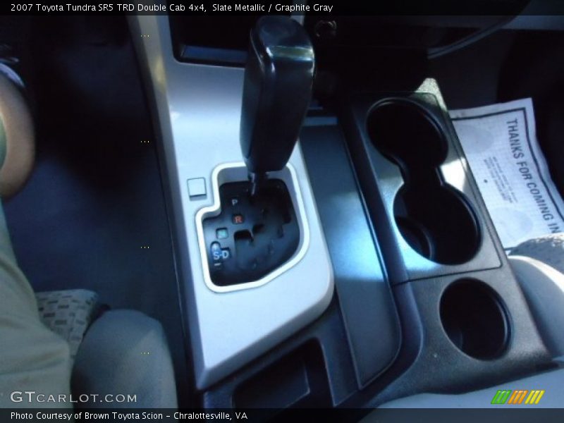Slate Metallic / Graphite Gray 2007 Toyota Tundra SR5 TRD Double Cab 4x4