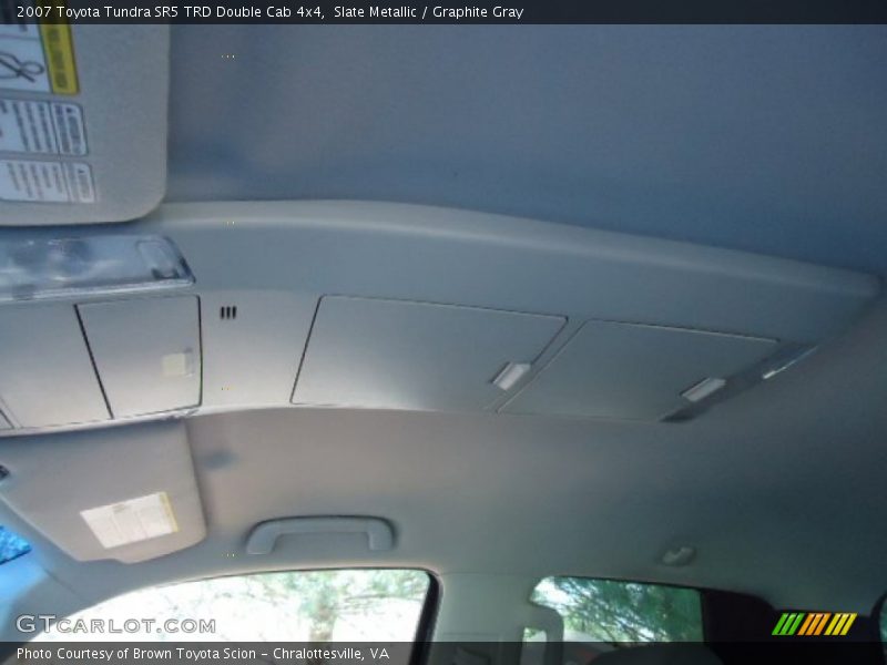 Slate Metallic / Graphite Gray 2007 Toyota Tundra SR5 TRD Double Cab 4x4