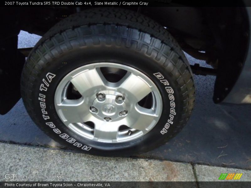 Slate Metallic / Graphite Gray 2007 Toyota Tundra SR5 TRD Double Cab 4x4
