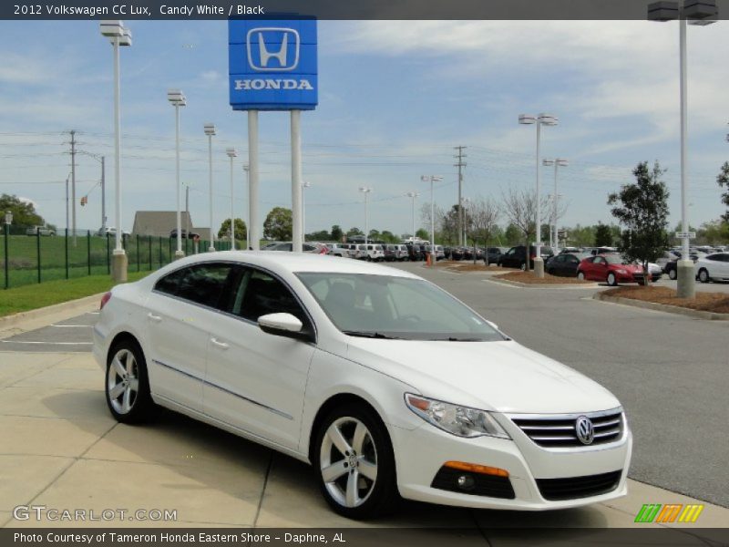 Candy White / Black 2012 Volkswagen CC Lux