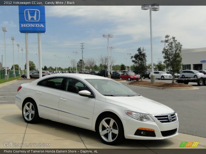 Candy White / Black 2012 Volkswagen CC Lux