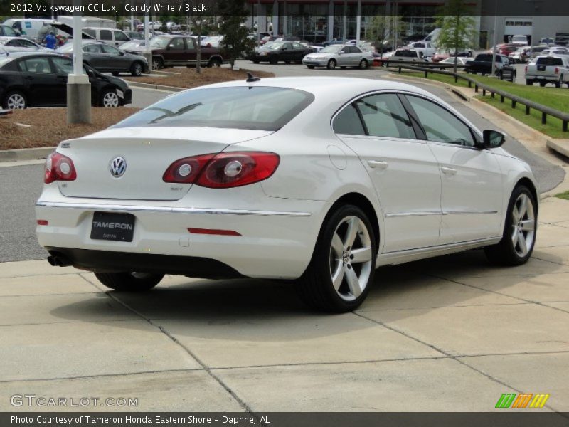 Candy White / Black 2012 Volkswagen CC Lux