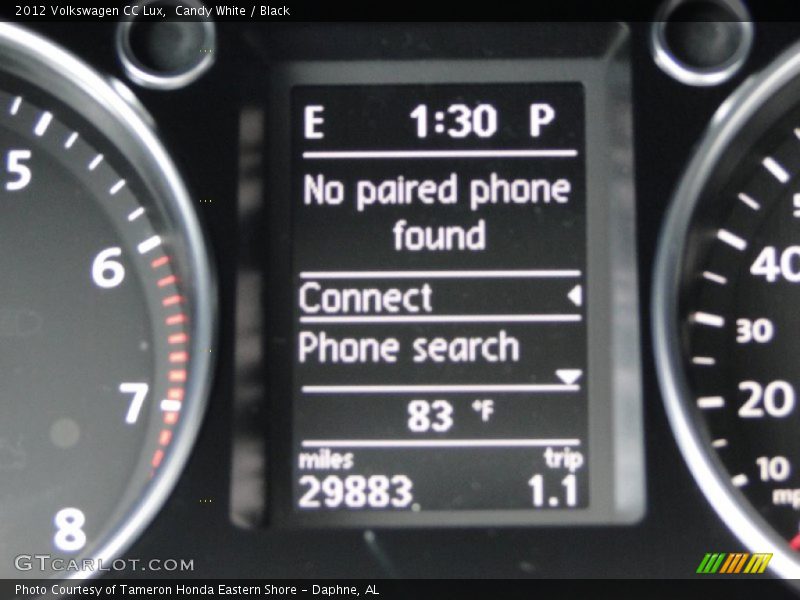 Candy White / Black 2012 Volkswagen CC Lux
