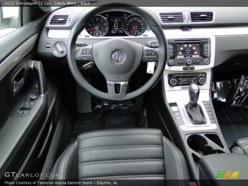 Candy White / Black 2012 Volkswagen CC Lux