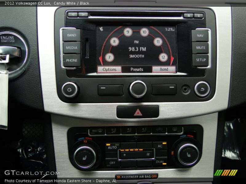 Candy White / Black 2012 Volkswagen CC Lux