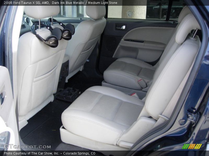 Dark Ink Blue Metallic / Medium Light Stone 2008 Ford Taurus X SEL AWD