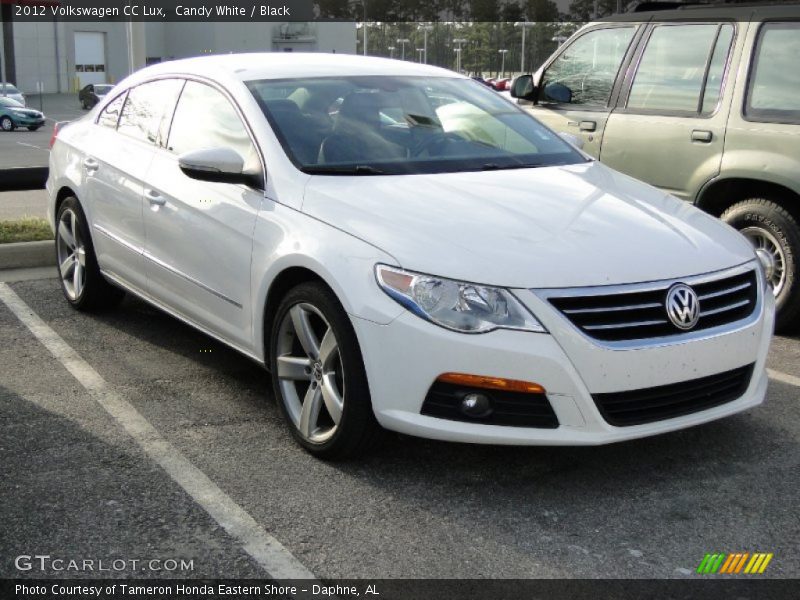 Candy White / Black 2012 Volkswagen CC Lux