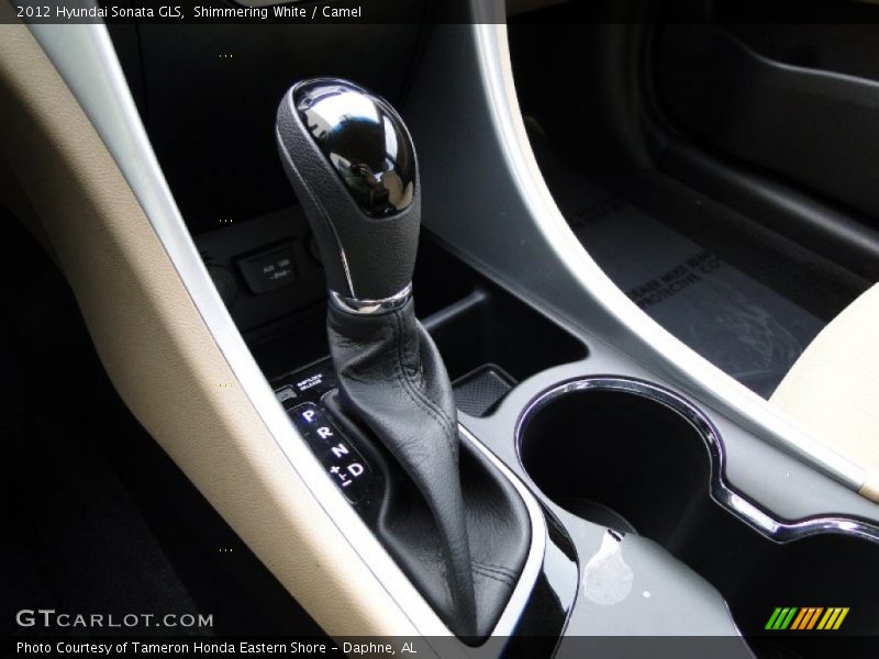 Shimmering White / Camel 2012 Hyundai Sonata GLS