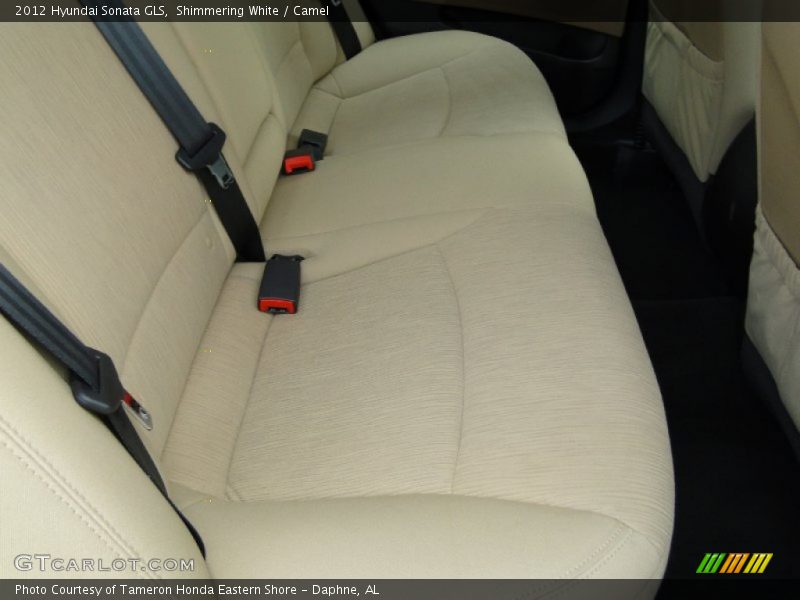 Shimmering White / Camel 2012 Hyundai Sonata GLS