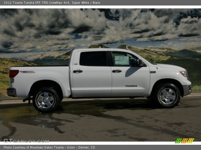 Super White / Black 2012 Toyota Tundra SR5 TRD CrewMax 4x4