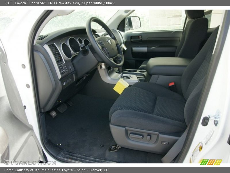Super White / Black 2012 Toyota Tundra SR5 TRD CrewMax 4x4
