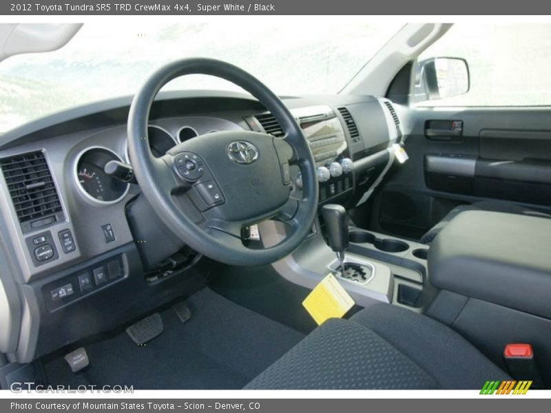 Super White / Black 2012 Toyota Tundra SR5 TRD CrewMax 4x4