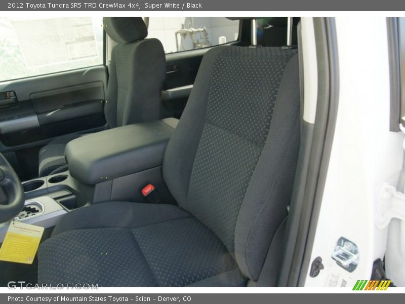 Super White / Black 2012 Toyota Tundra SR5 TRD CrewMax 4x4