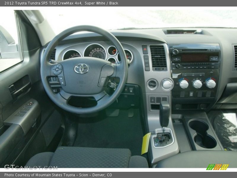 Super White / Black 2012 Toyota Tundra SR5 TRD CrewMax 4x4