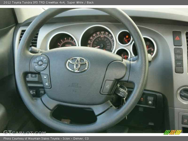 Super White / Black 2012 Toyota Tundra SR5 TRD CrewMax 4x4