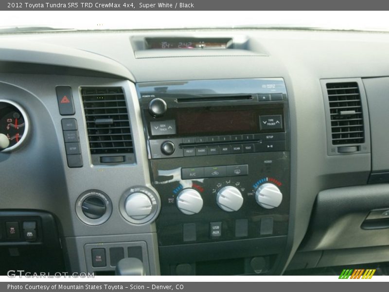 Super White / Black 2012 Toyota Tundra SR5 TRD CrewMax 4x4