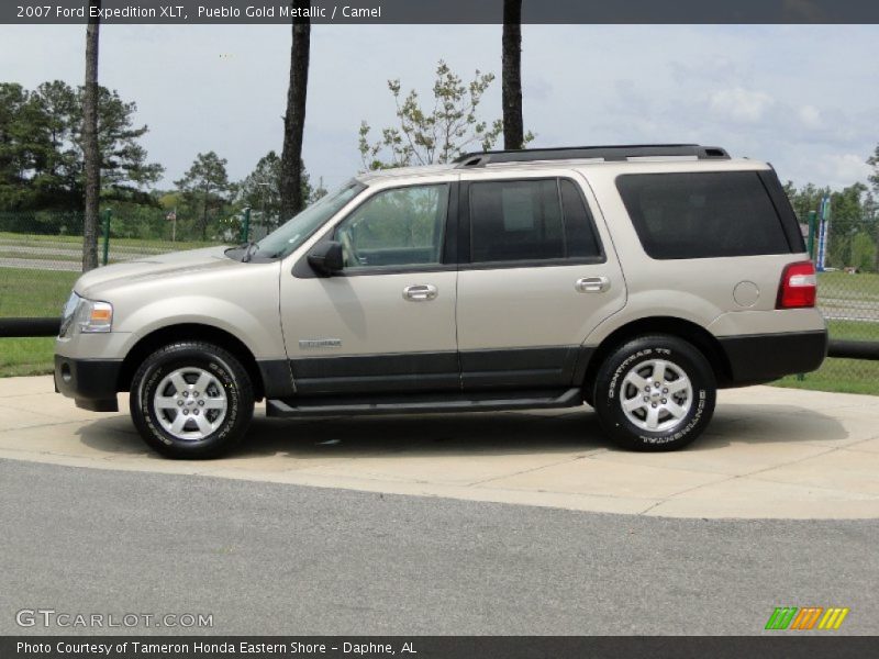 Pueblo Gold Metallic / Camel 2007 Ford Expedition XLT