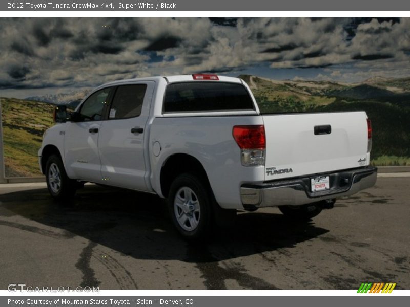 Super White / Black 2012 Toyota Tundra CrewMax 4x4