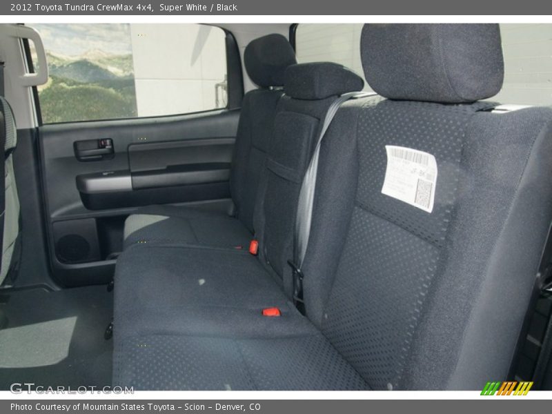 Super White / Black 2012 Toyota Tundra CrewMax 4x4