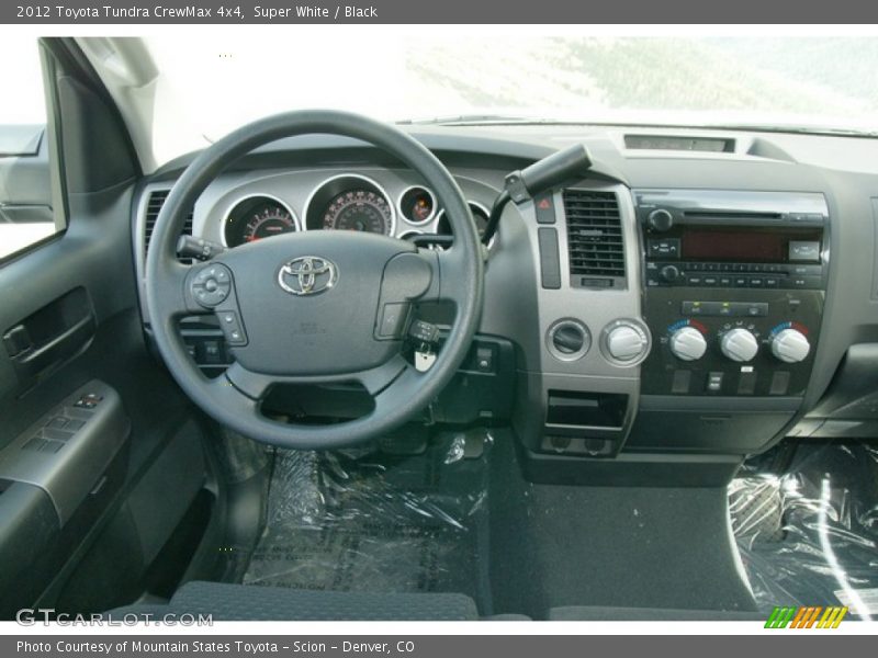 Super White / Black 2012 Toyota Tundra CrewMax 4x4