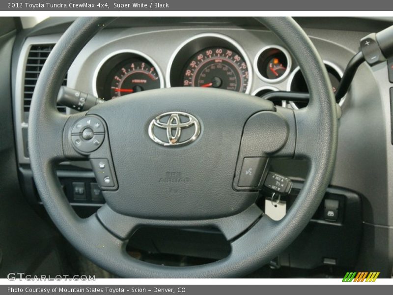 Super White / Black 2012 Toyota Tundra CrewMax 4x4
