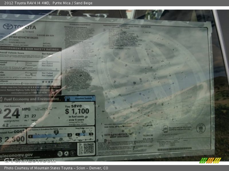 Pyrite Mica / Sand Beige 2012 Toyota RAV4 I4 4WD