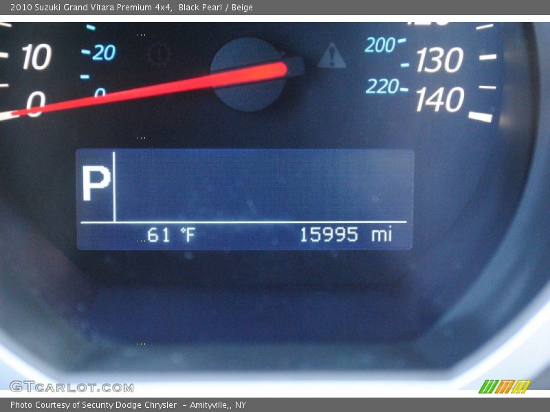 Black Pearl / Beige 2010 Suzuki Grand Vitara Premium 4x4