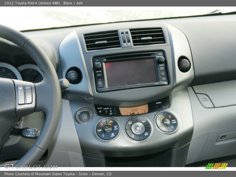 Controls of 2012 RAV4 Limited 4WD