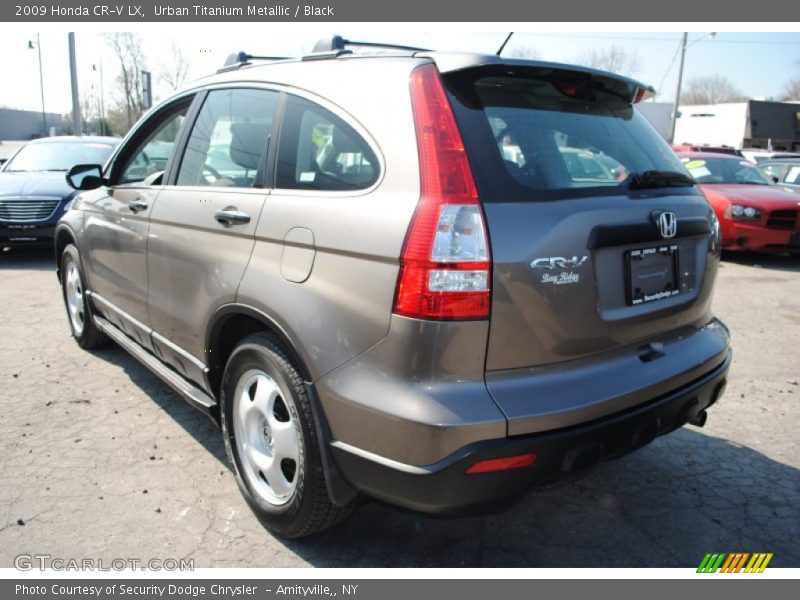 Urban Titanium Metallic / Black 2009 Honda CR-V LX