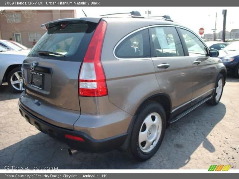 Urban Titanium Metallic / Black 2009 Honda CR-V LX
