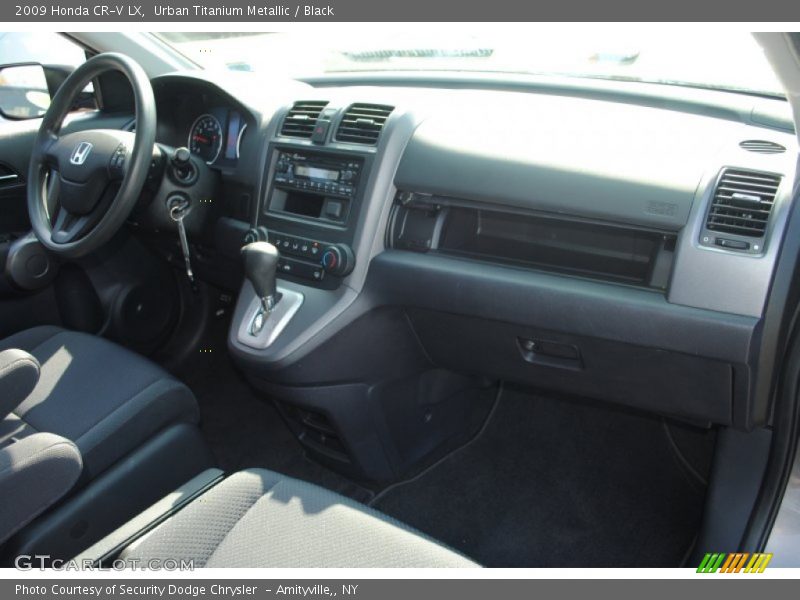 Urban Titanium Metallic / Black 2009 Honda CR-V LX