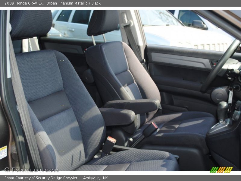 Urban Titanium Metallic / Black 2009 Honda CR-V LX