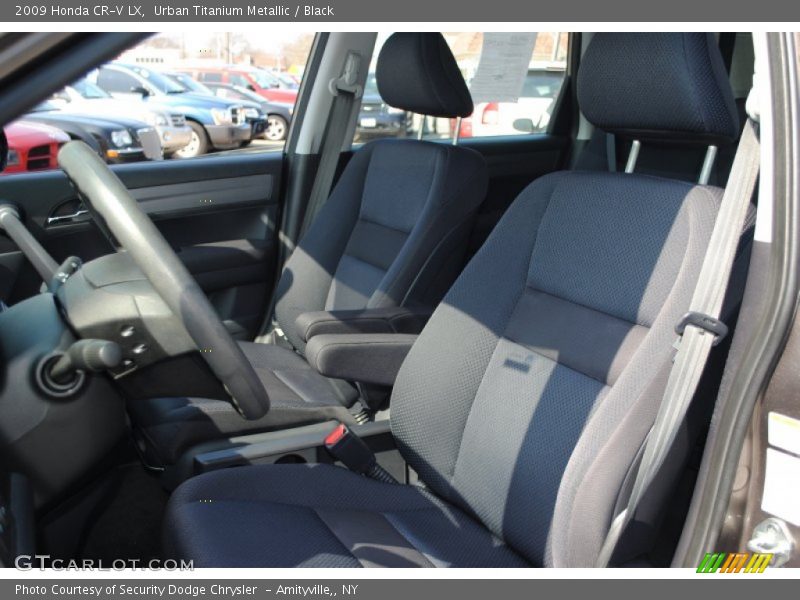 Urban Titanium Metallic / Black 2009 Honda CR-V LX