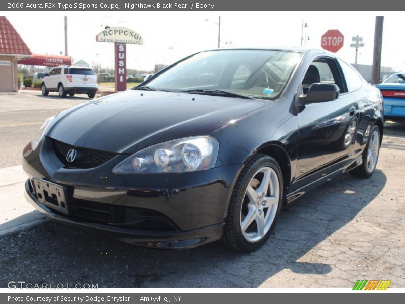 Nighthawk Black Pearl / Ebony 2006 Acura RSX Type S Sports Coupe