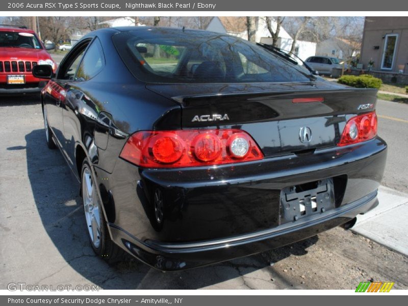 Nighthawk Black Pearl / Ebony 2006 Acura RSX Type S Sports Coupe