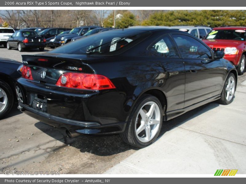 Nighthawk Black Pearl / Ebony 2006 Acura RSX Type S Sports Coupe