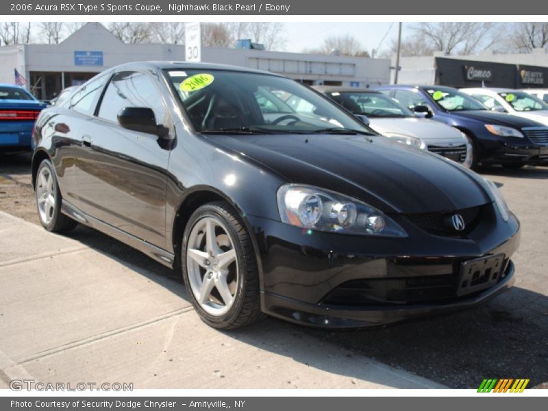Nighthawk Black Pearl / Ebony 2006 Acura RSX Type S Sports Coupe