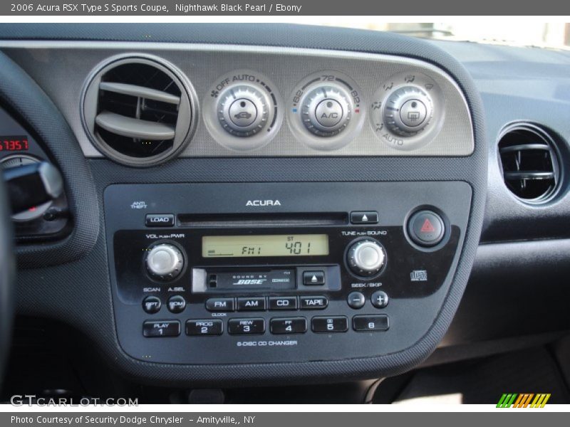 Controls of 2006 RSX Type S Sports Coupe