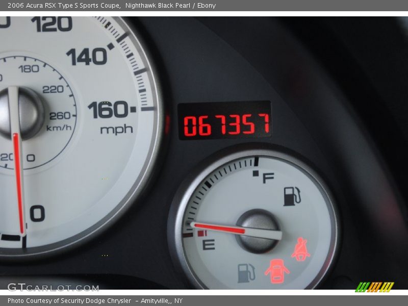 Nighthawk Black Pearl / Ebony 2006 Acura RSX Type S Sports Coupe