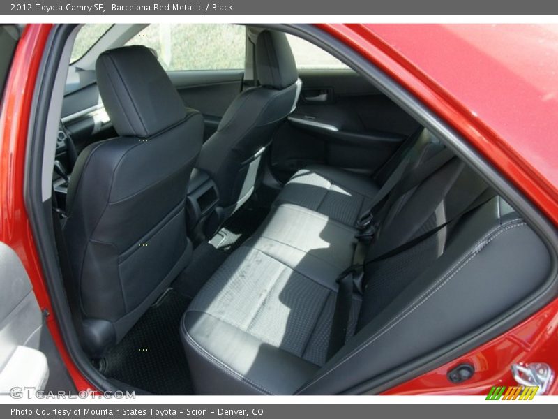 Barcelona Red Metallic / Black 2012 Toyota Camry SE