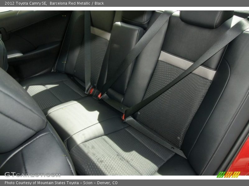 Barcelona Red Metallic / Black 2012 Toyota Camry SE