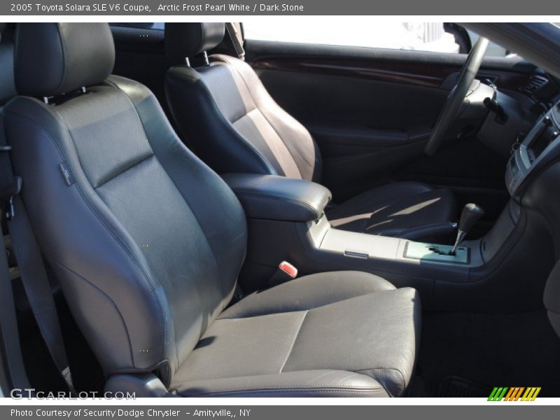 Arctic Frost Pearl White / Dark Stone 2005 Toyota Solara SLE V6 Coupe